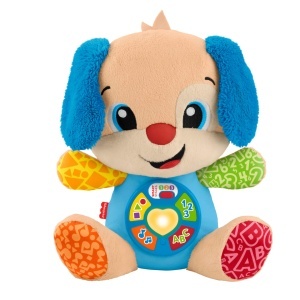 Jucarie muzicala din plus Fisher-Price Hundchen, 5 butoane, 3 niveluri de invatare