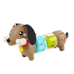 Jucarie pentru bebelusi Fisher-Price FP Pets Activitate Caine cu sunete si culori vii
