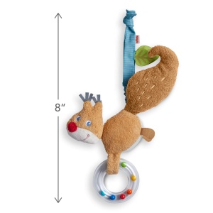 Jucarie pentru bebelusi HABA Hangefigur Waldfreunde cu sunete si texturi 23 cm - Img 3