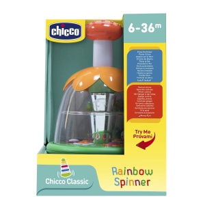 Jucarie pentru copii Chicco Magischer Kreisel, design colorat, cu oglinda centrala - Img 5