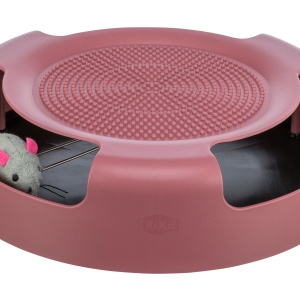 Jucarie pentru pisici TRIXIE ""Catch the Mouse"" - mouse ascuns in interior si rotativ - suprafata de zgariere in partea superioara - rosu sau verde - selectie aleatorie - plastic/plus - o 25 x 6 cm - 41411 - Img 4
