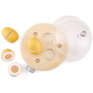 Jucarii clasice noi Jucarii din lemn Oua Cooker Set - Img 3