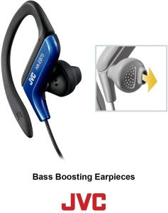 JVC HA-EB75-RN-U Casti sport cu banda reglabila, 5 setari, rezistent la stropire, sunet puternic cu bas, cablu de 1,2 m, compatibil cu smartphone, rosu - Img 4