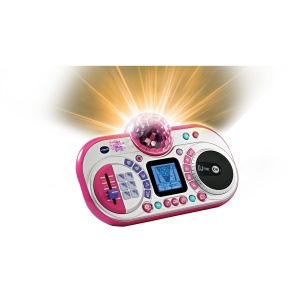 Karaoke VTech Kidi Super Star DJ Studio roz - 10-in-1 pentru copii - Img 6