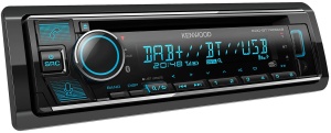Kenwood KDC-BT740DAB - Radio auto CD cu sistem hands-free DAB+ si Bluetooth (Alexa incorporat, USB, AUX-in, tuner de inalta performanta, procesor de sunet, 4x50 W, iluminare VAR., antena DAB+) - Img 1
