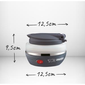 Kettle Electric Mesko MS1375, 0.6L, 750W, Alb, Faltabil - Img 6