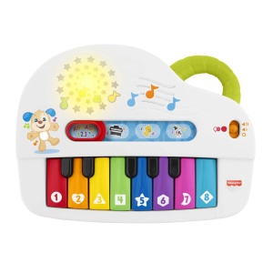 Keyboard pentru copii Fisher-Price cu sunete amuzante, 4 moduri de joc