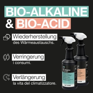 Kit de curatare pentru climatizatoare Errecom, 1L Clima-Net, 2L Bio-Acid, manusi - Img 5