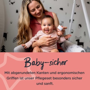 Kit de ingrijire pentru bebelusi Tommee Tippee, 9x elemente esentiale pentru nou-nascuti pentru casa si in deplasare, carcasa de calatorie stergatoare si impermeabila (designul poate varia) - Img 4