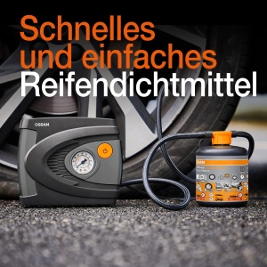 Kit de reparatie pentru anvelope OSRAM TYREseal, 450 ml, cu umflator si cutie de depozitare - Img 2