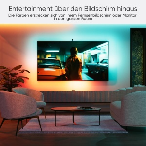 Kit Nanoleaf 4D Screen Mirror cu LED-uri RGBW pentru TV pana la 85 inch - Img 8
