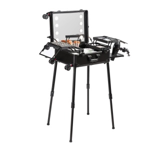 Koffer Make-up VEVOR TD3605, 4 compartimente, ABS MDF, 1030 x 510 x 1360 mm