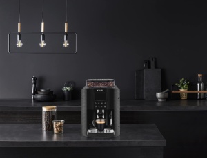Krups Essential Coffee Machine Rasnita de boabe Espressor Aparat de cafea LCD Curatare automata Negru Cappuccino Bagheta de abur YY8135FD - Img 8