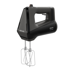Krups GN6028 3MIX 6000 Mixer de mana | 600 W | Control precis | Maner moale la atingere | cablu lung | controler practic de viteza | incl. tel si carlig de aluat | Negru - Img 2
