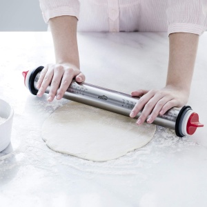 Lacor 67143 Roller pentru intins aluat discuri detasabile otel inoxidabil 415 cm compatibil masina de spalat vase - Img 6