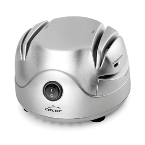 Lacor 69141 Ascutitor Electric pentru Cutite si Foarfeci 60W Compact Argintiu