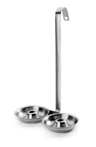 Ladle Doppelkelle IBILI 712150 din Otel Inoxidabil, 17x17x26 cm