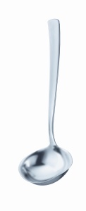 Ladle pentru sosuri ROSLE VS 600, din otel inoxidabil, 18 cm, design elegant