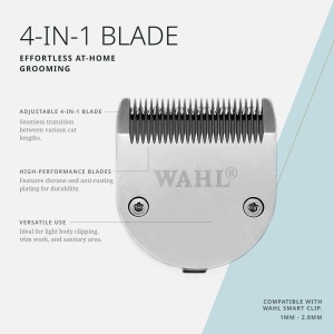 Lama multifunctionala Wahl 4-in-1, Smart Clip, crom, 1-2.8 mm - Img 2