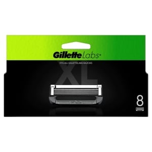Lame de ras Gillette Labs, 8 refiluri, compatibile cu aparate de ras cu functie de incalzire