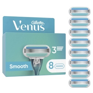 Lame de ras Gillette Venus Smooth cu maner reutilizabil si 8 rezerve