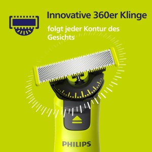 Lame Philips OneBlade 360 - 4x 360 lame de schimb, tundere si barbierit pe fata si corp, QP440/50 - Img 6