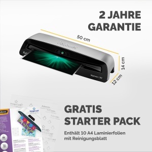 Laminator Fellowes Neptune 3 A3 AutoSense InstaHeat 175 Micron - Img 9
