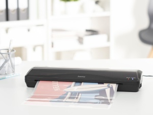 Laminator la cald si la rece Hama cu folii de laminare A3 laminator pentru laminare la rece si laminare la cald incalzire rapida acasa birou scoala bu - Img 8