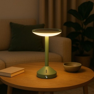 Lampa de birou BEPER P207ILO600 HELIA, cu incarcare solara si USB, 3 culori de lumina