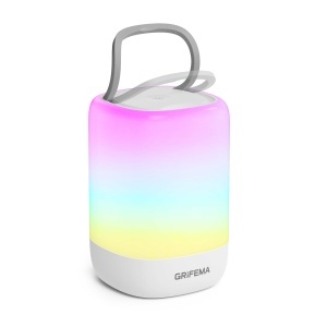 Lampa de birou GRIFEMA GD104, RGB, reincarcabila, cu timer 30 min, alba
