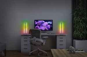 Lampa de masa LED inteligenta Osram, 7.5W, RGB, argintie, dimmabila - Img 2