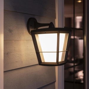 Lampa de perete Philips Hue Econic, neagra, 1040lm, dimabila, pentru exterior - Img 8