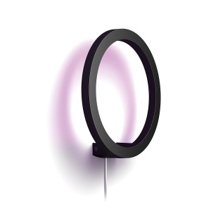 Lampa de perete Philips Hue Sana, neagra, dimabila, 16 milioane de culori
