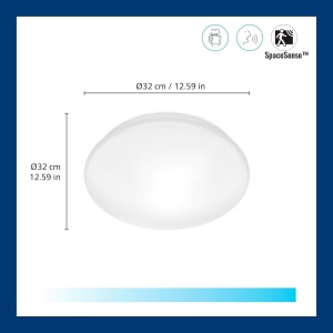 Lampa de Tavan WiZ Adria, dimmabila, 1700 lm, controlata prin aplicatie - Img 2