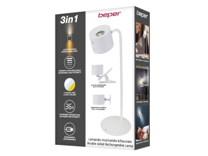 Lampa LED BEPER Lumini 3in1, Touch-Switch, 150 Lumen, Alb - Img 6