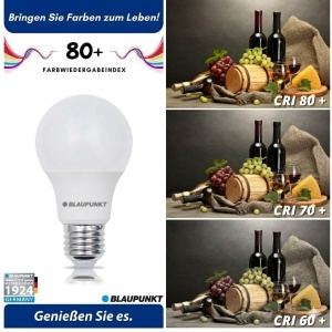 Lampa LED Blaupunkt A60 E27 6W, 600 Lumen, 4000K - Img 11