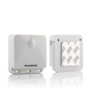 Lampa LED cu senzor de miscare InnovaGoods, portabila, 3x40 lm, gri - Img 3