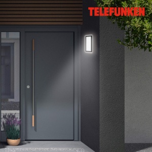 Lampa LED de exterior TELEFUNKEN, 16W, 2000 Lumen, IP44, Alb-Negru - Img 4