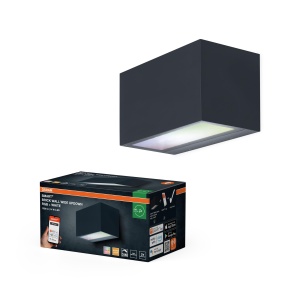 Lampa LED de Perete OSRAM SMART Brick Wide, 14W, 600lm, RGBW, Gri