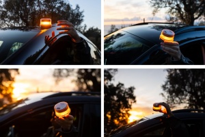 Lampa LED de semnalizare Osram LEDguardian Road Flare V16 IoT, 1900K, 140lm - Img 2