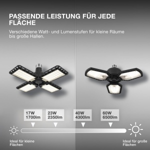 Lampa LED de Tavan OSRAM Highbay Blade, 60W, 6500lm, Negru - Img 5