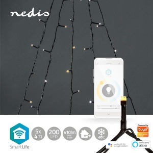 Lampa LED decorativa NEDIS SmartLife 200 LED-uri 5 x 4 m Wi-Fi - Img 2