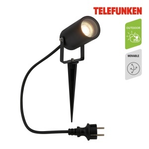 Lampa LED Exterioara TELEFUNKEN, 7W, Neagra, cu Protectie IP65 - Img 3