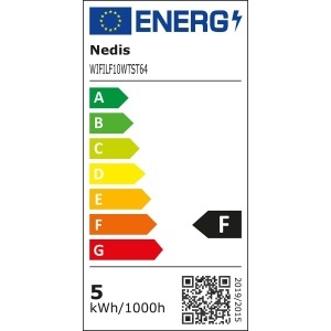 Lampa LED Filament Inteligenta Nedis E27 ST64 500 lm 5 W Culoare Cald - Img 3