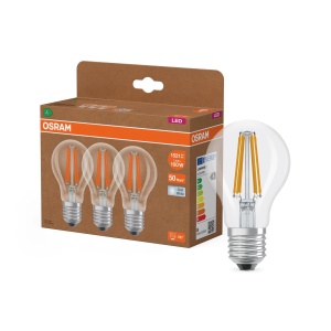Lampa LED Osram Classic A 100 Filament E27, Clasa Energetica A, 105 mm