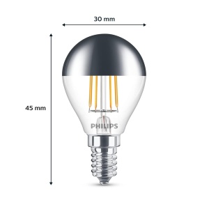 Lampa LED Philips Classic 35W E14, 2700K, 397 Lumen, Alb - Img 2