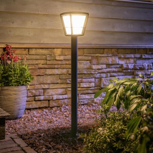 Lampa LED Philips Hue Econic pentru Exterior, IP44, 16 Milioane Culori - Img 3