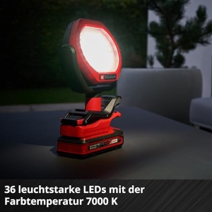 Lampa LED portabila Einhell GC-OL 181500 Li-Solo 18V 1500 lm cap rotativ - Img 10