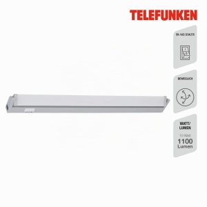 Lampa LED sub blat TELEFUNKEN, 10W, 1100 Lumen, 55.5 cm, gri - Img 2