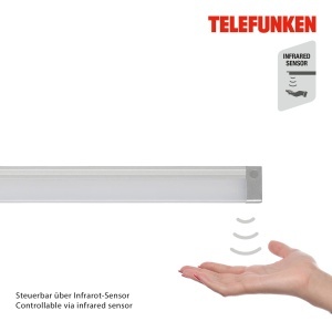 Lampa LED sub blat TELEFUNKEN 31,3 cm, 4 W, lumina neutra, argintie - Img 4